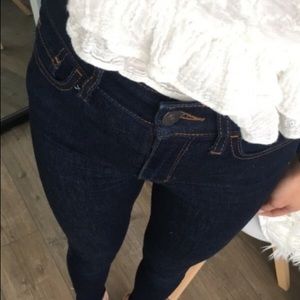 Dark wash Abercrombie jeans